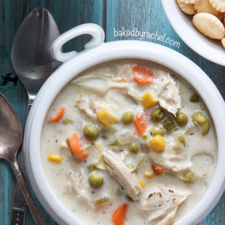 Chicken Pie Soup Slow Cooker