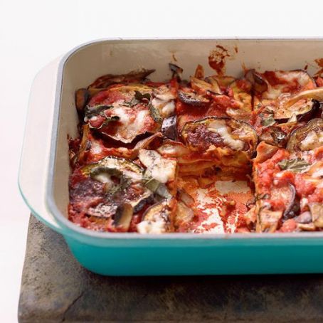 Roasted Eggplant-Mushroom Lasagna