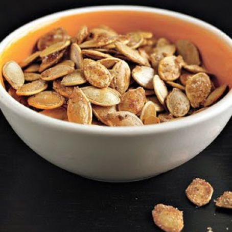 Sweet and Salty Pumpkin Seeds (Real Simple)