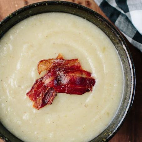 soup - Slow-Cooker Celery Soup with Bacon