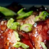 Blackberry Jalapeno Glazed Pork Tenderloin