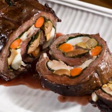 Argentine Stuffed Flank Steak: Matambre