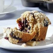 Blueberry-Coconut-Macadamia Muffins