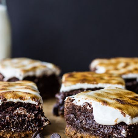 Decadent S'mores Brownies