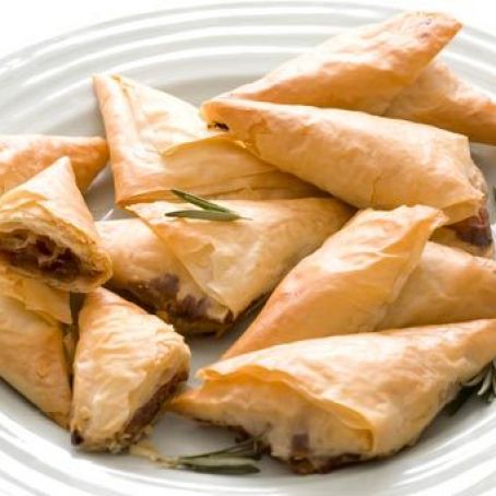 Fig, Prosciutto and Blue Cheese Phyllo Puffs
