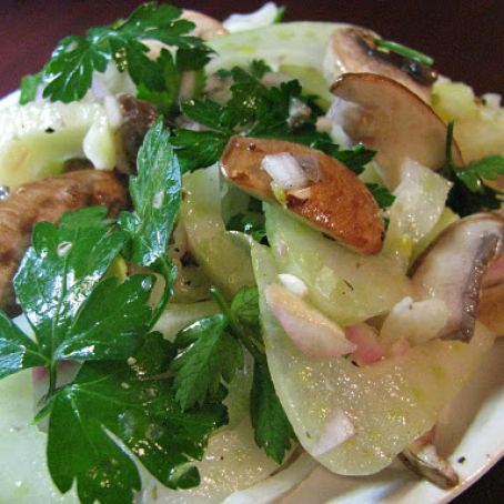 Fennel and Mushroom Salad