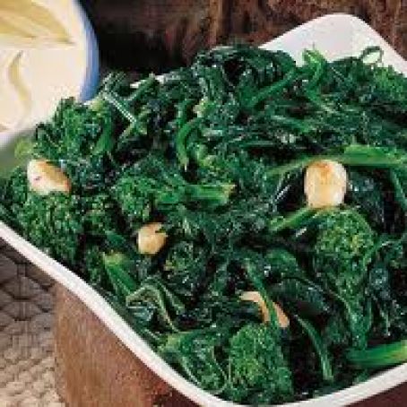 Healthy Broccoli Rabe With Pine Nuts