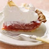 Rhubarb Merengue Pie