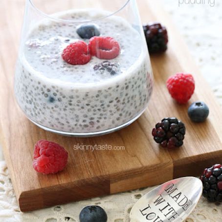 Triple Berry Chia Pudding