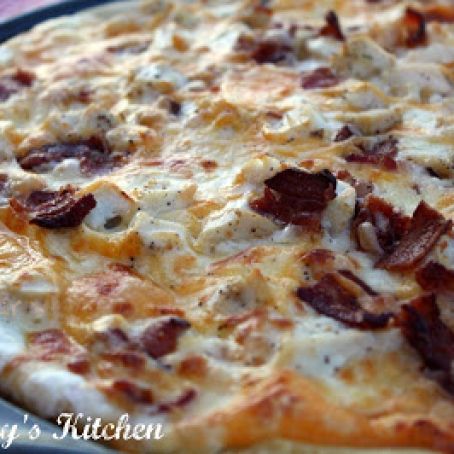 Chicken Bacon Ranch Pizza