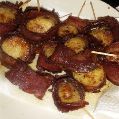 Spicy Bacon-Wrapped Scallops