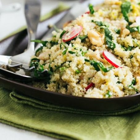 Radish and Quinoa Salad with White Beans