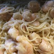 Lemon Butter Garlic Shrimp with Angel Hair Pasta