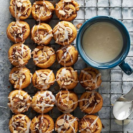Nutty Honey Mini Rolls