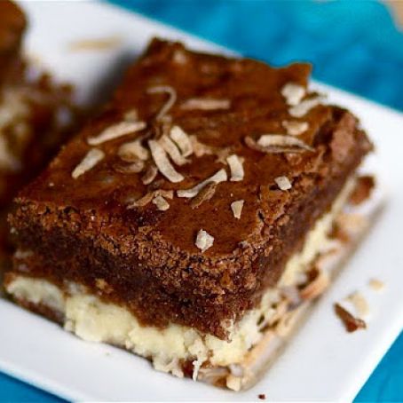 Coconut Cream Cheese Brownies