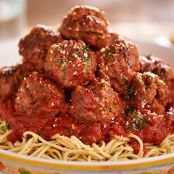 SPAGHETTI WITH BRISKET MEATBALLS