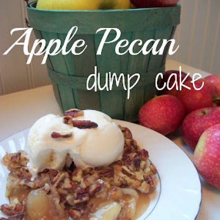 Apple Pecan Dump Cake