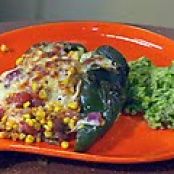 Charred Chili Relleno with Green Rice