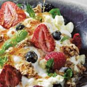 Greek Yogurt with Tandoori Honey and Freeze-Dried Fruit
