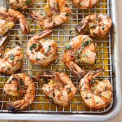 Garlicky Roasted Shrimp with Parsley and Anise