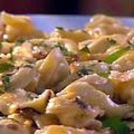 Cheese Tortellini with Porcini Pecorino Sauce