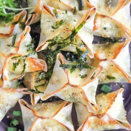 Baked Vegetable Wontons