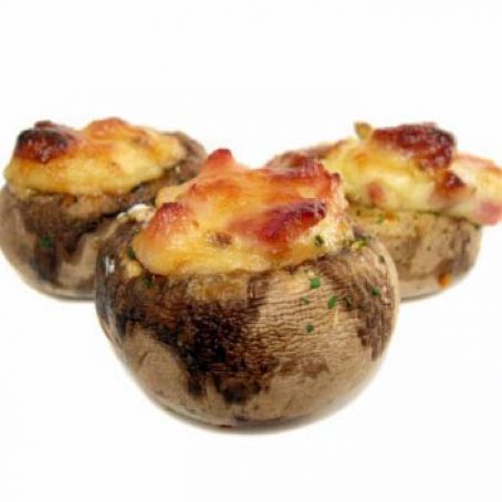 BAKED MUSHROOMS w/BREADCRUMBS & SCALLIONS