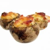 BAKED MUSHROOMS w/BREADCRUMBS & SCALLIONS