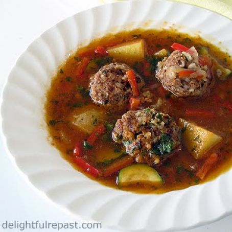 Albondigas Soup - Sopa de Albondigas
