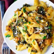 Sausage and Mushroom Pasta With Butternut Squash