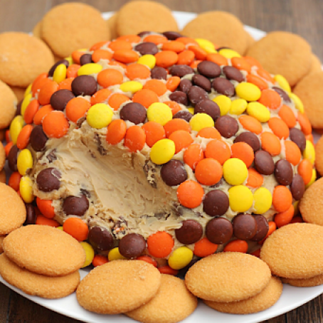 Reese's Peanut Butter Cookie Dough Cheese Ball