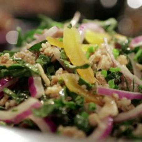 Bulgur Wheat and Kale Salad