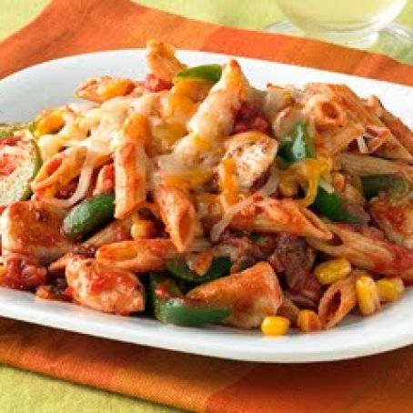 Cheesy Chicken & Salsa Skillet