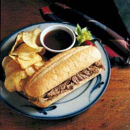 Herbed French Dip Sandwiches