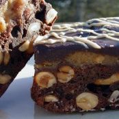 Dark Chocolate Peanut Butter Crunches
