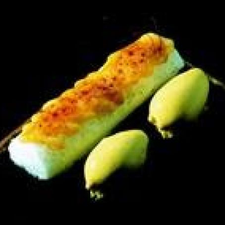 Rice Pudding Cloud and Saffron Ice Cream