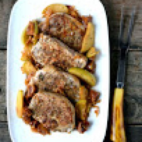 Anise Pork with Figs and Apples