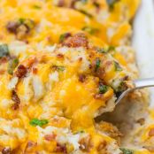 Loaded Mashed Potato Bake