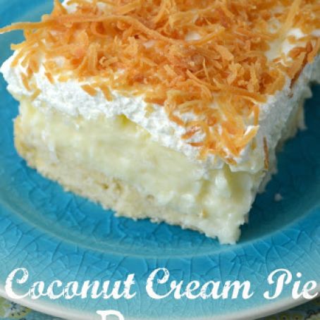 Coconut Cream Pie Bars