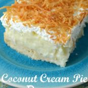 Coconut Cream Pie Bars
