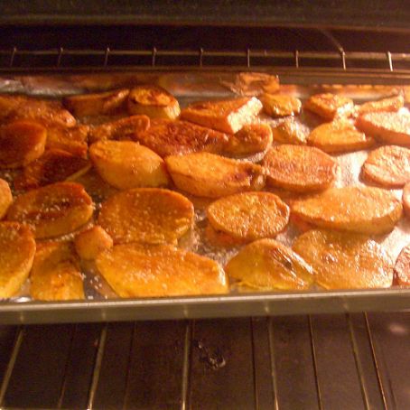 Sides, Carbs (healthy): Sweet Potato Chips Recipe, Baked (WW 1 Pt)
