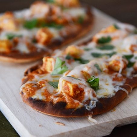 Chicken Tikka Pizzas