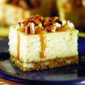 Cheesecake Squares, Caramel Pecan