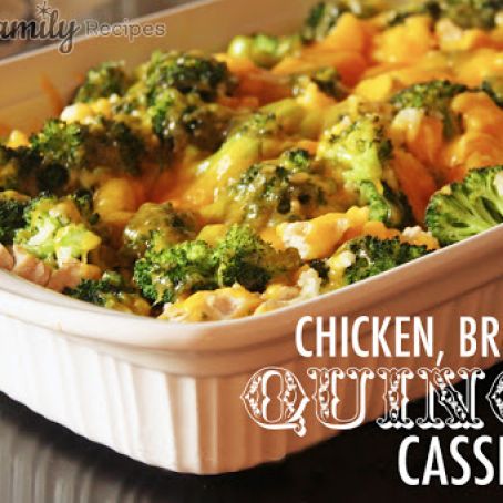 Chicken, Broccoli, Quinoa Casserole