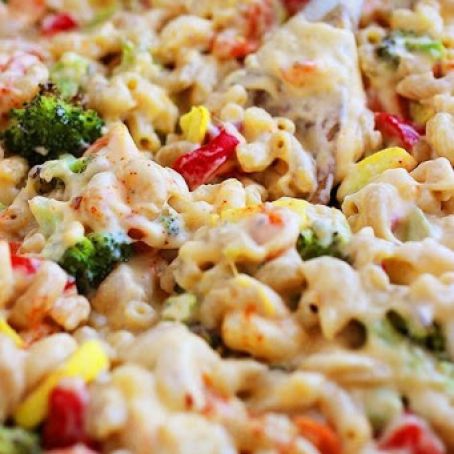 Spicy Roasted Vegetable Macaroni and Cheese