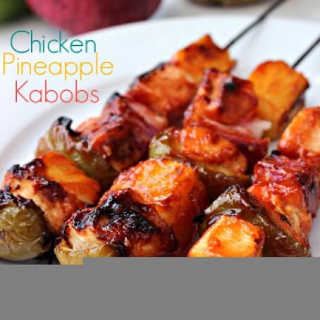 Chicken pineapple kabobs