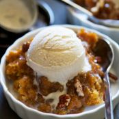 Pumpkin Pecan Cobbler