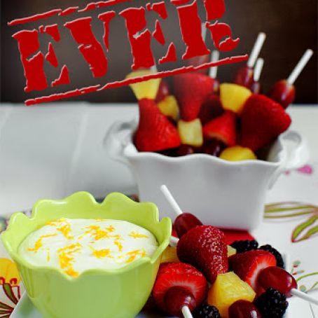 THE BEST FRUIT DIP EVER