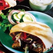 Greek-Style Chicken Pitas