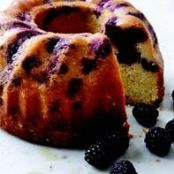 BLACKBERRY BUNDT CAKE w/ORANGE GLAZE